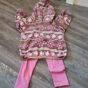 Carter's Pink and Brown Kids Matching Set